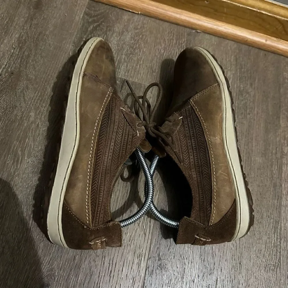 Merrell Ashland Tie Shoes Womens 8.5 Brown Nubuck Leather Comfort J42516